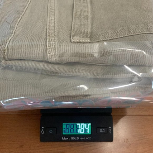 Banana Republic Womens High Rise Wide Leg Crop Brown Tan Fray Hem Cotton 31 L - Picture 13 of 13